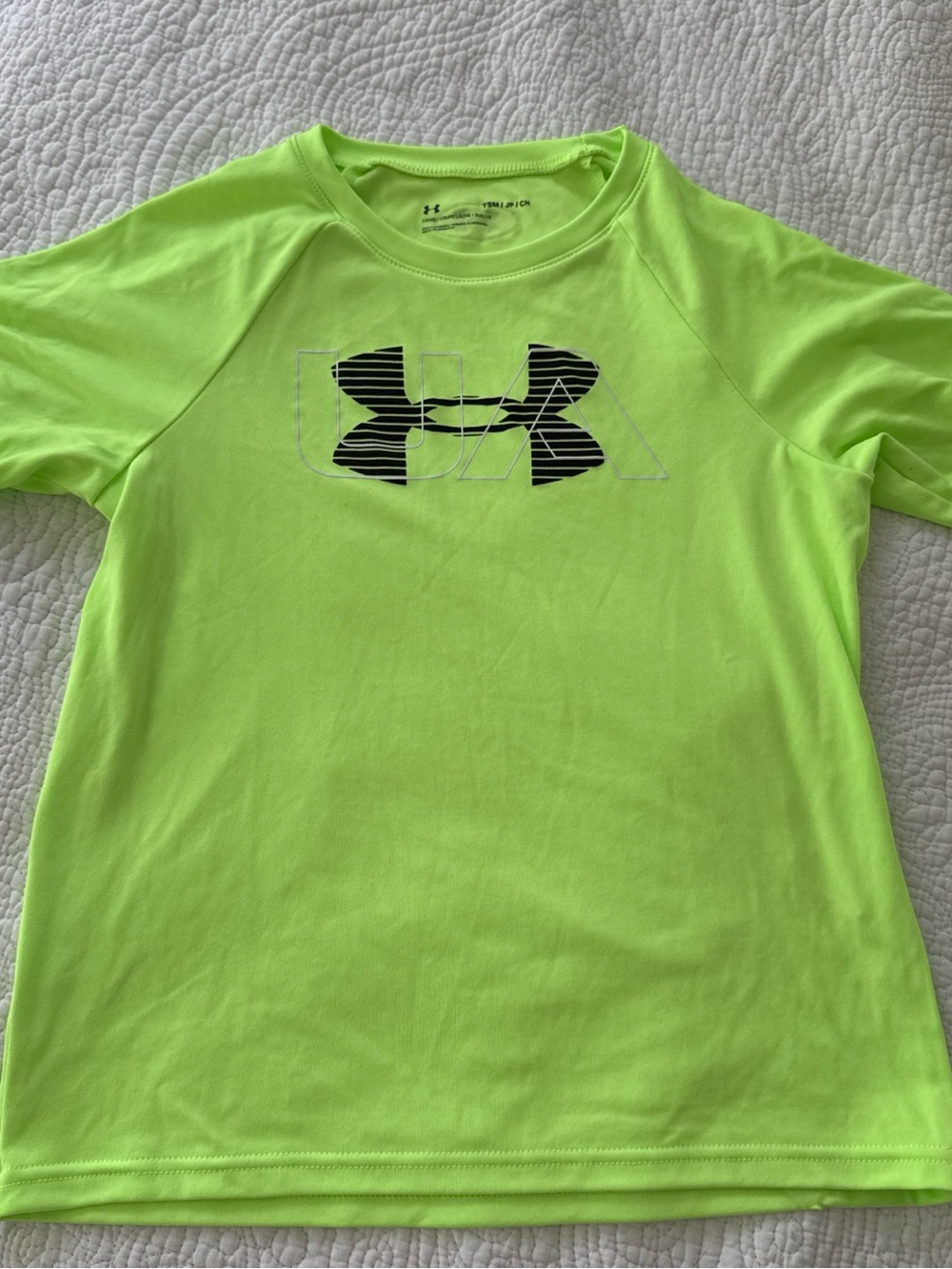 Under Armour Boys' Neon Yellow-Green Performance Tee